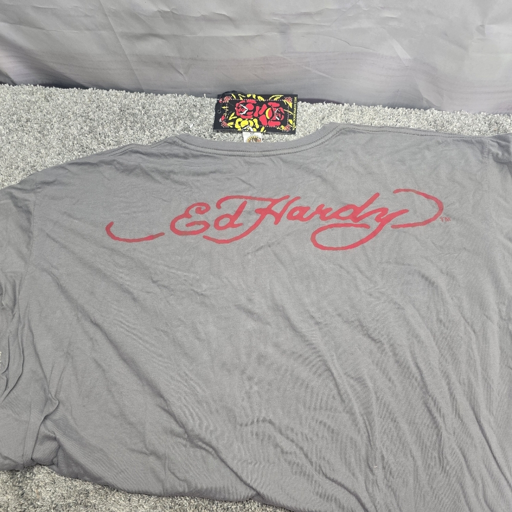 NWT ED HARDY MENS SHIRT SIZE 4XL - Picture 7 of 9